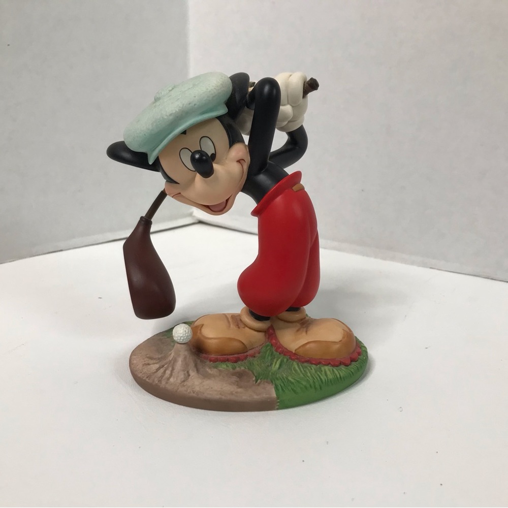 Canine Caddie Mickey Mouse Disney Statuette
